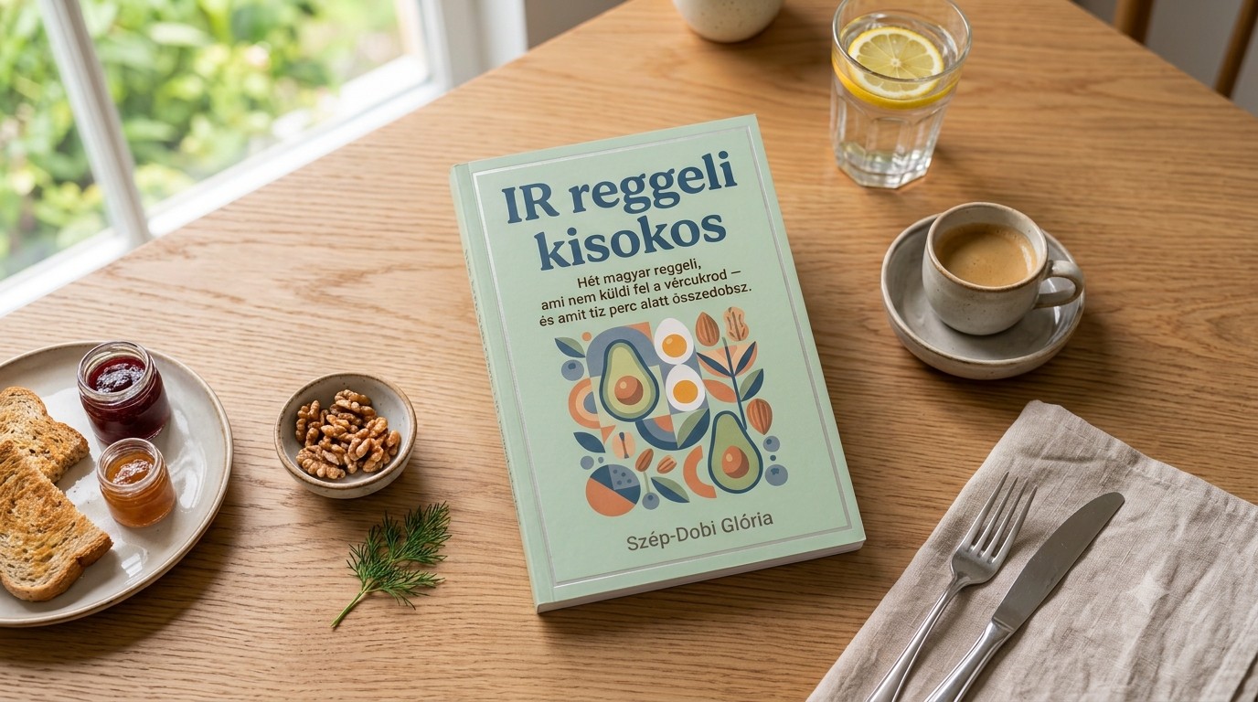 IR reggeli kisokos borítója egy reggeliző asztalon