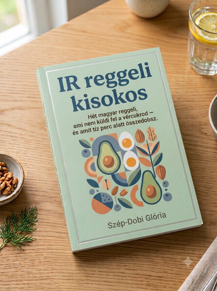 IR reggeli kisokos borítója egy reggeliző asztalon